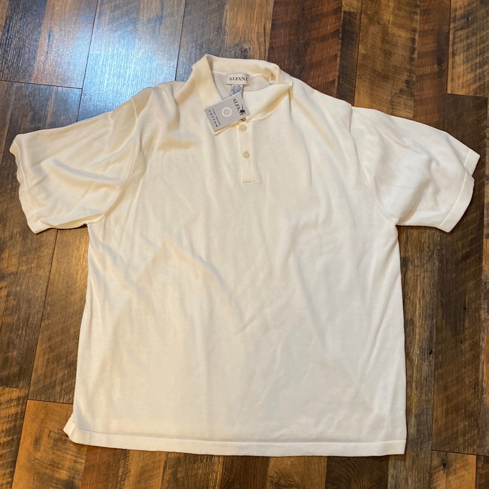 NWT Vintage Alfani polo size XXL